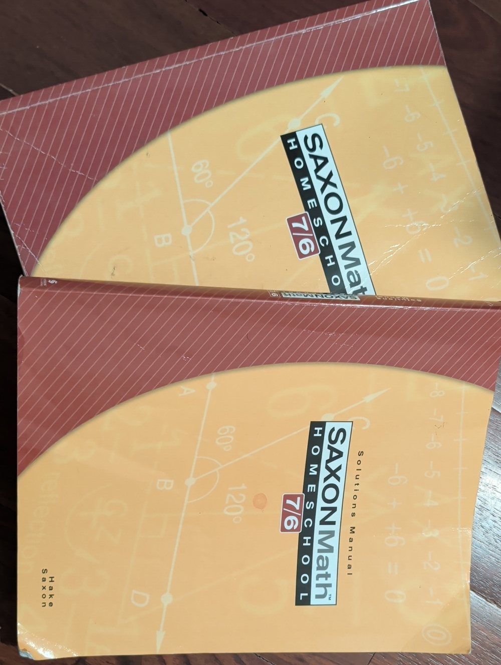 Saxon Math 7/6 Homeschool Solutions Math